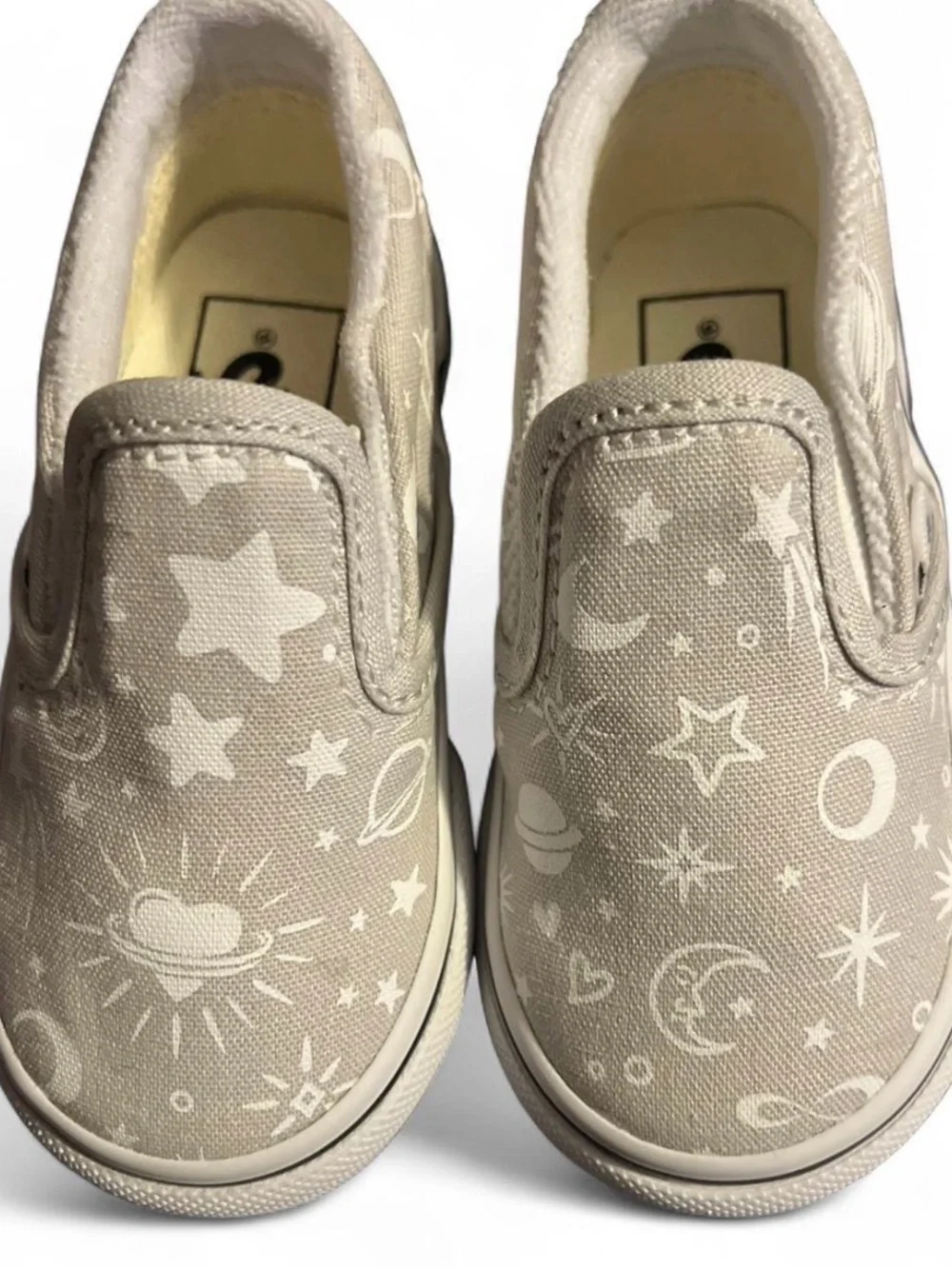 Infant toddler Vans Celestial Slip Ons 5c NWT